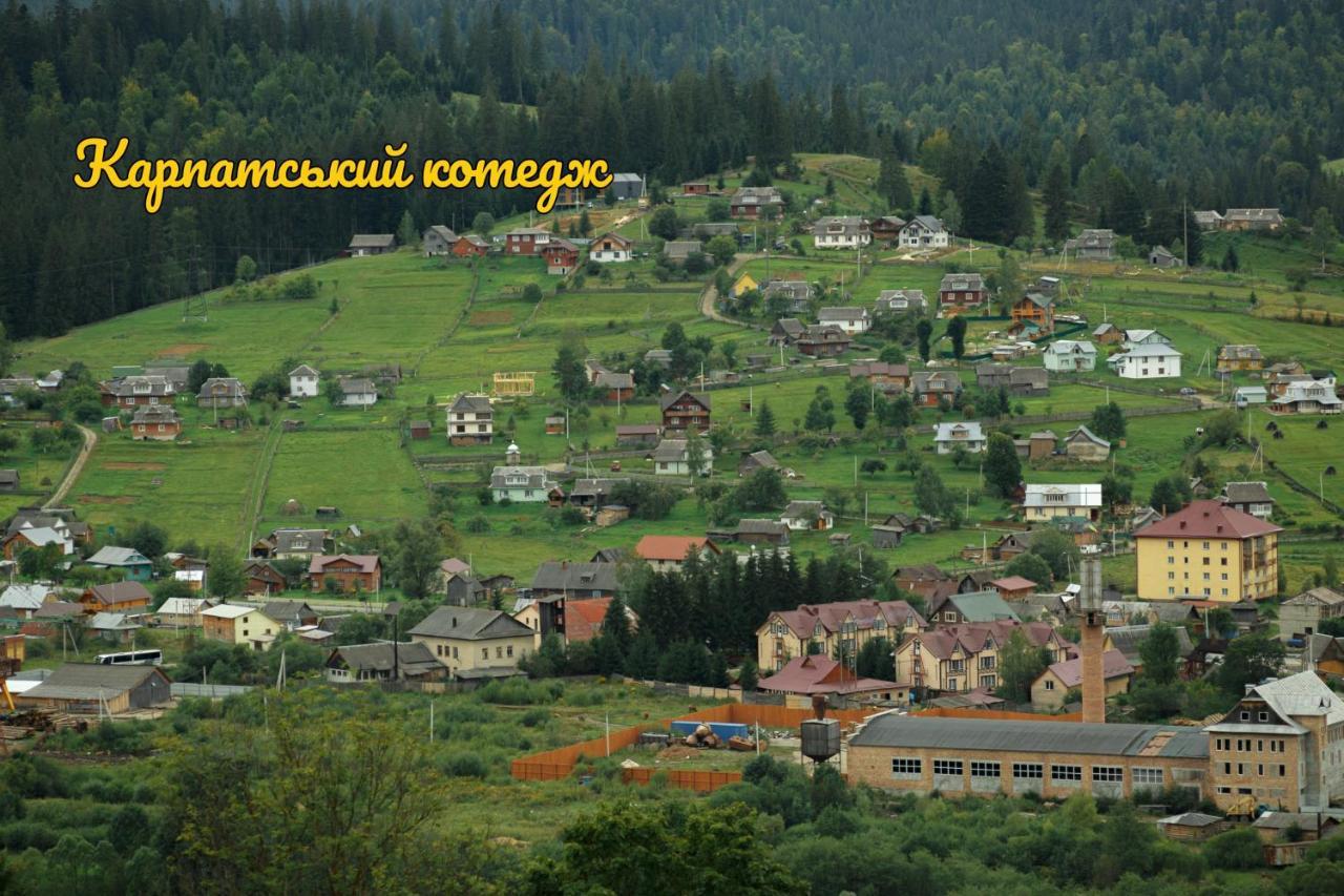 Карпатський Котедж Karpatian Cottage Vorokhta Eksteriør bilde